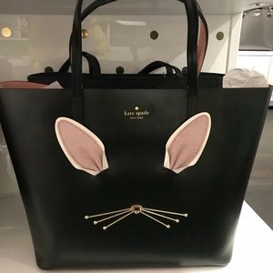 Kate spade little len bunny hop to it tote NWT